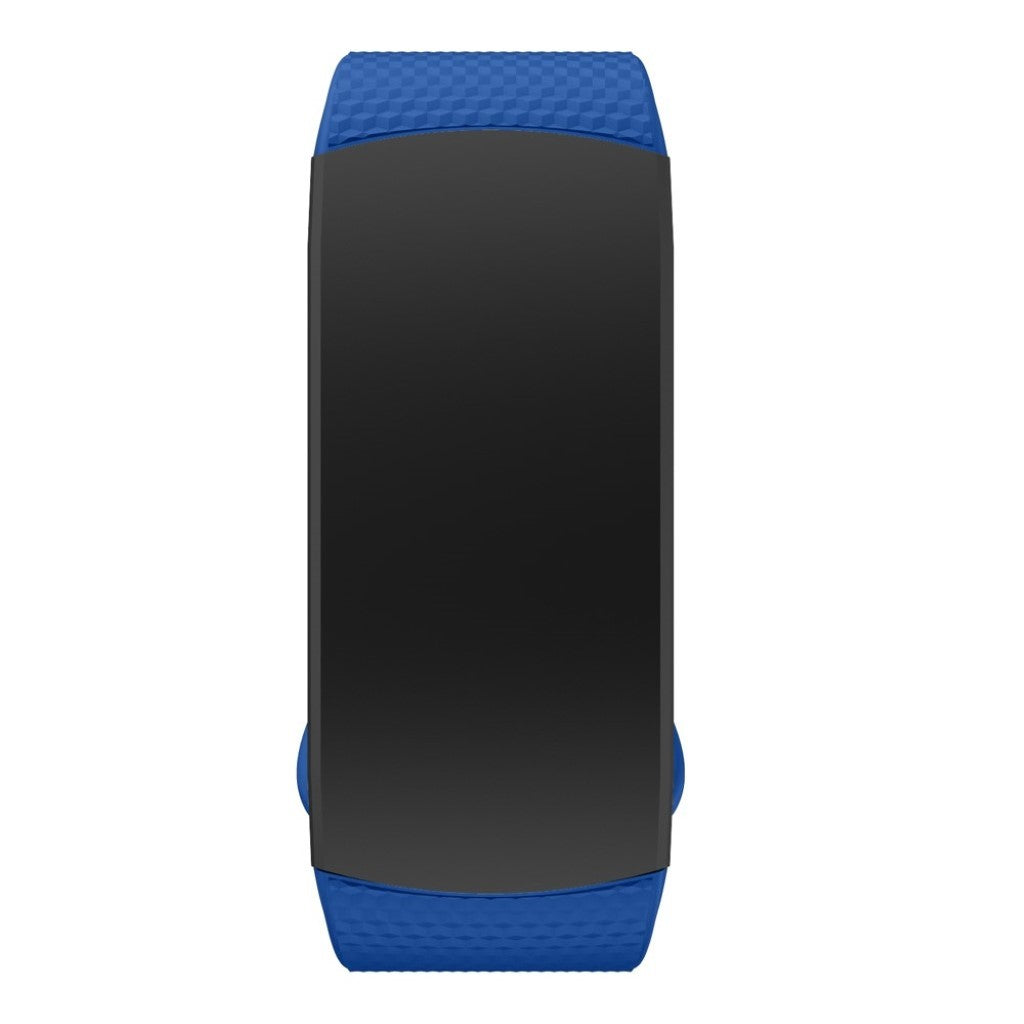 Rigtigt hårdfør Samsung Gear Fit2 Silikone Rem - Størrelse: S - Blå#serie_12