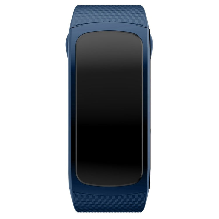 Rigtigt hårdfør Samsung Gear Fit2 Silikone Rem - Størrelse: S - Blå#serie_13