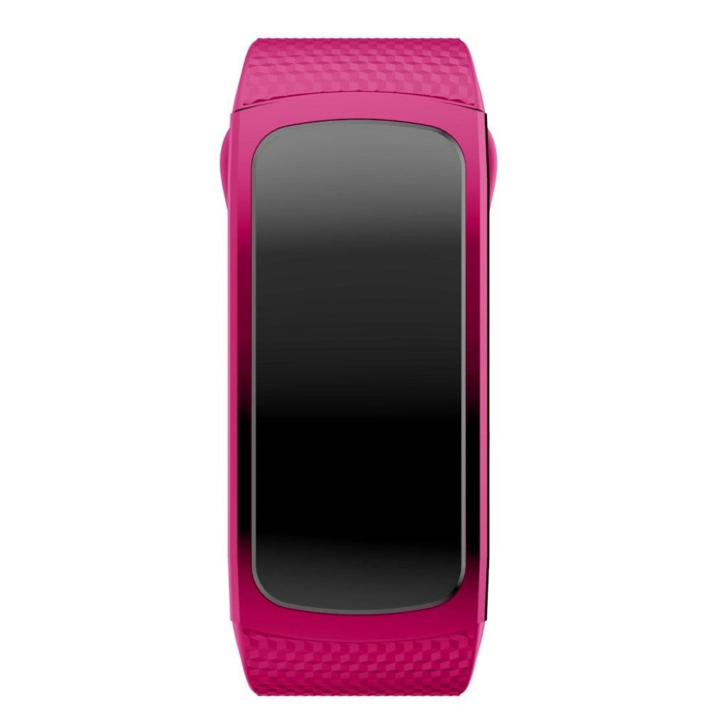Rigtigt hårdfør Samsung Gear Fit2 Silikone Rem - Størrelse: S - Pink#serie_5