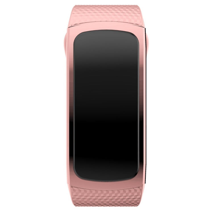 Rigtigt hårdfør Samsung Gear Fit2 Silikone Rem - Størrelse: S - Pink#serie_6