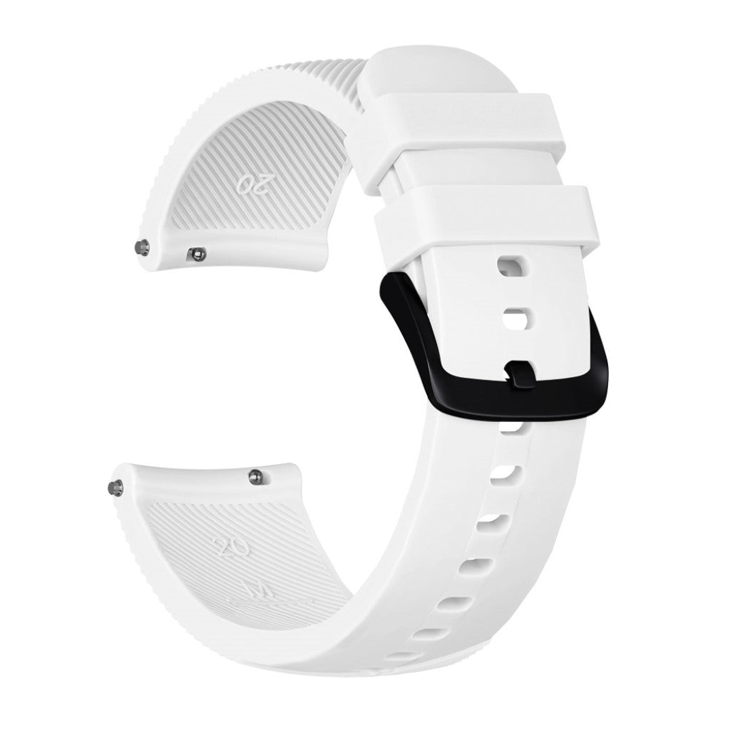 Mega cool Samsung Gear Sport Silikone Rem - Hvid#serie_1