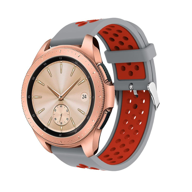 Pænt Samsung Galaxy Watch (42mm) Silikone Rem - Flerfarvet#serie_10