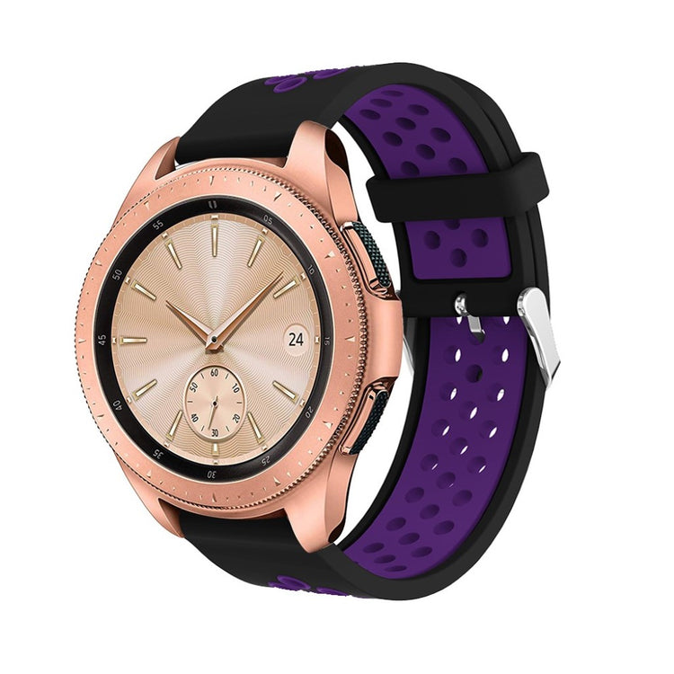 Pænt Samsung Galaxy Watch (42mm) Silikone Rem - Flerfarvet#serie_11