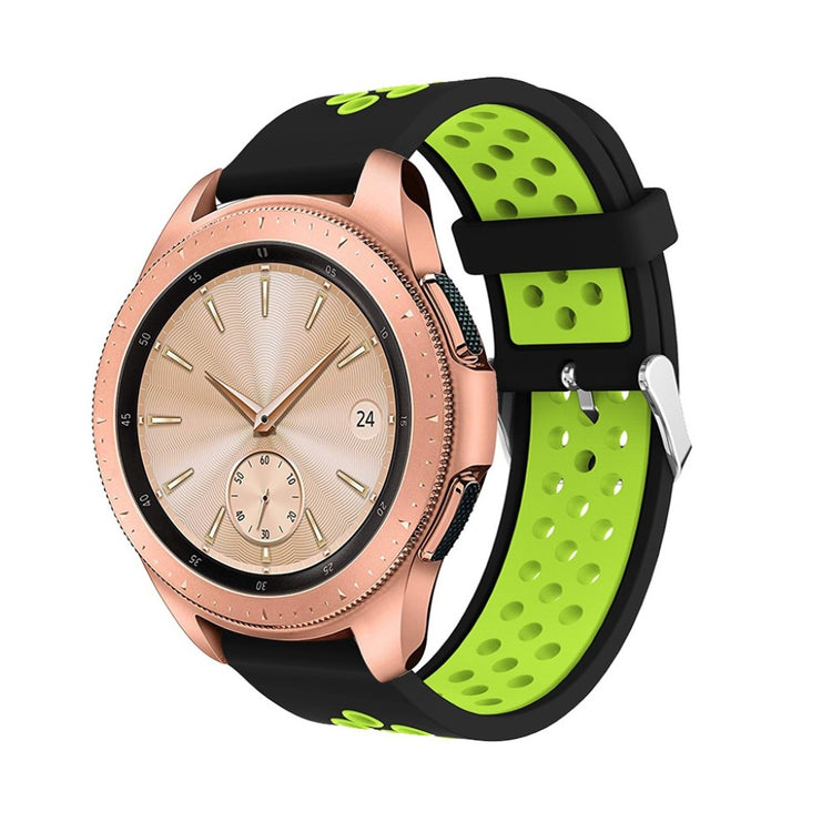 Pænt Samsung Galaxy Watch (42mm) Silikone Rem - Flerfarvet#serie_12