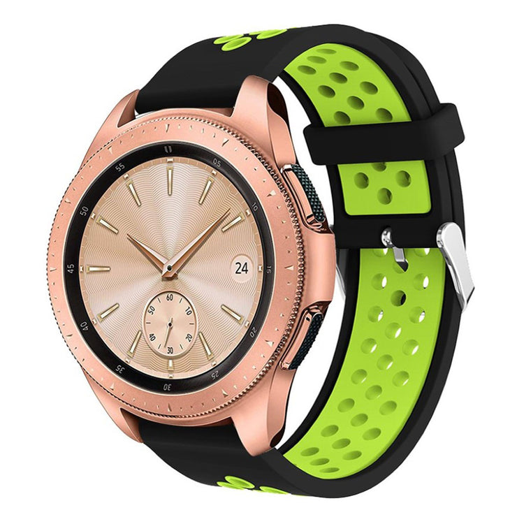 Pænt Samsung Galaxy Watch (42mm) Silikone Rem - Flerfarvet#serie_12