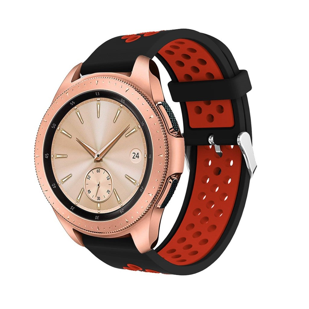 Pænt Samsung Galaxy Watch (42mm) Silikone Rem - Flerfarvet#serie_13