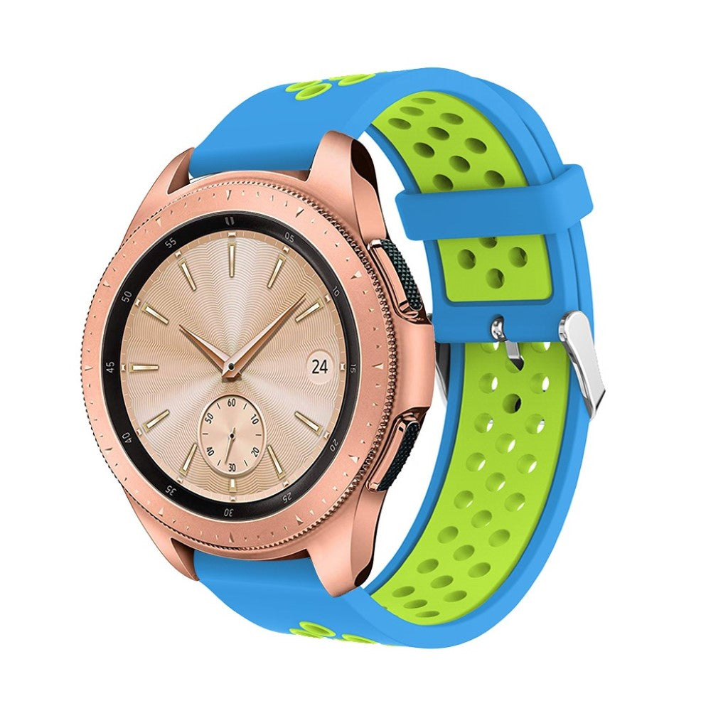 Pænt Samsung Galaxy Watch (42mm) Silikone Rem - Flerfarvet#serie_4
