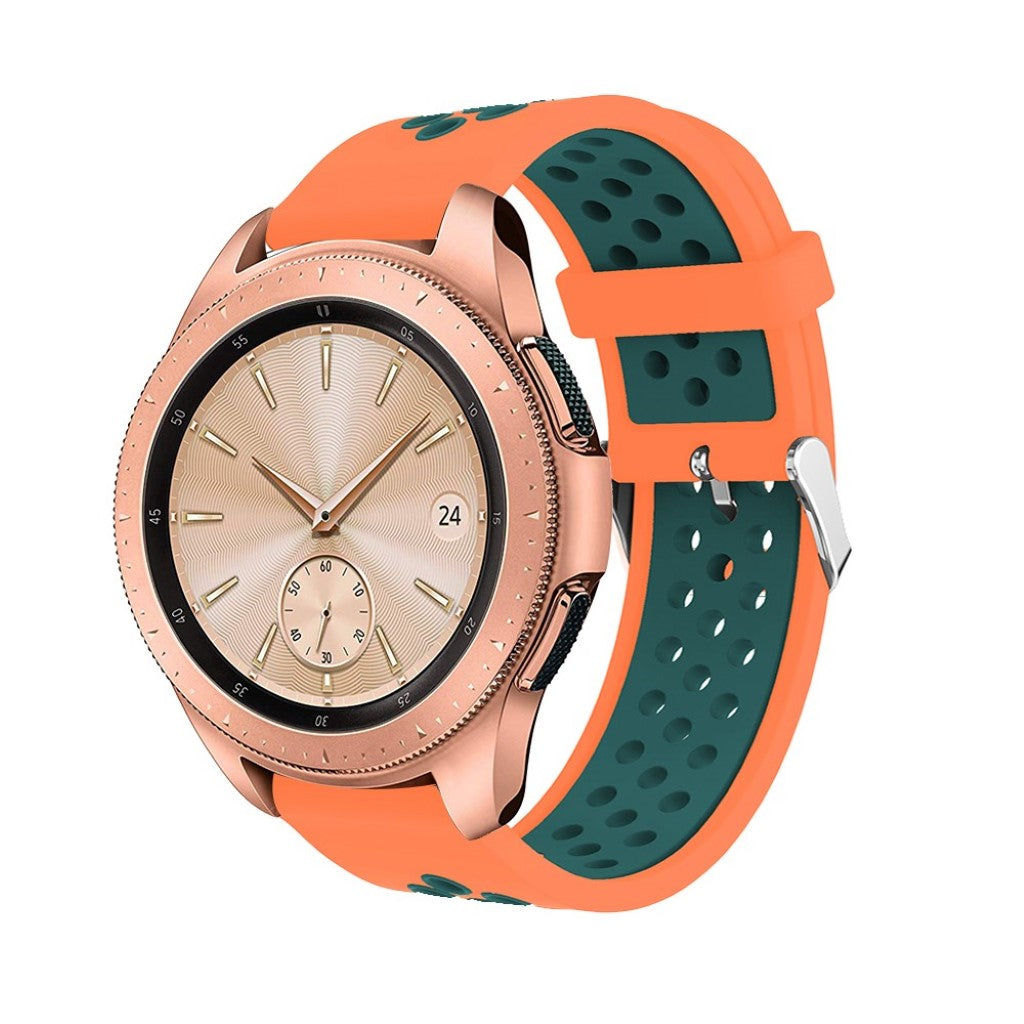 Pænt Samsung Galaxy Watch (42mm) Silikone Rem - Flerfarvet#serie_7