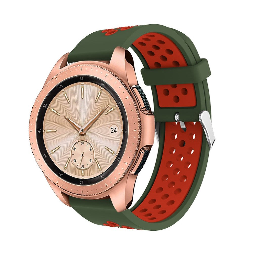 Pænt Samsung Galaxy Watch (42mm) Silikone Rem - Flerfarvet#serie_8
