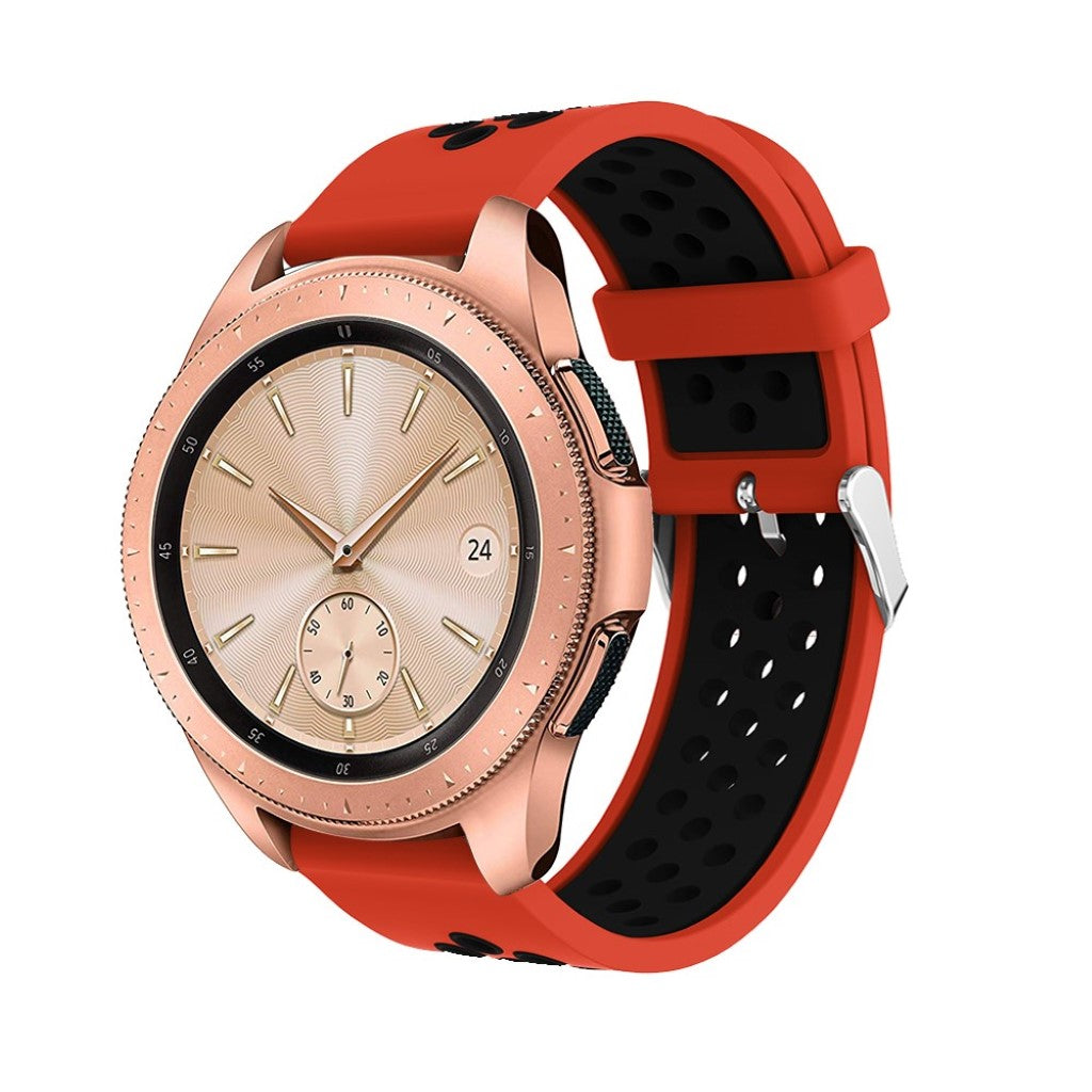 Pænt Samsung Galaxy Watch (42mm) Silikone Rem - Flerfarvet#serie_9