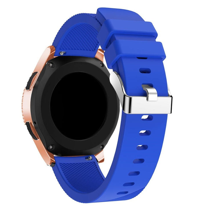 Udsøgt Samsung Galaxy Watch (42mm) Silikone Rem - Blå#serie_2