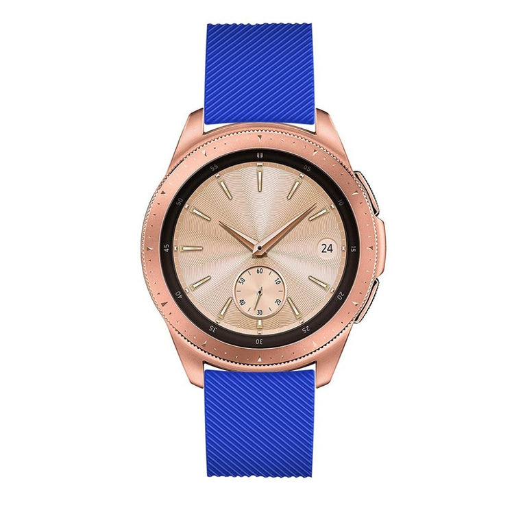 Udsøgt Samsung Galaxy Watch (42mm) Silikone Rem - Blå#serie_2