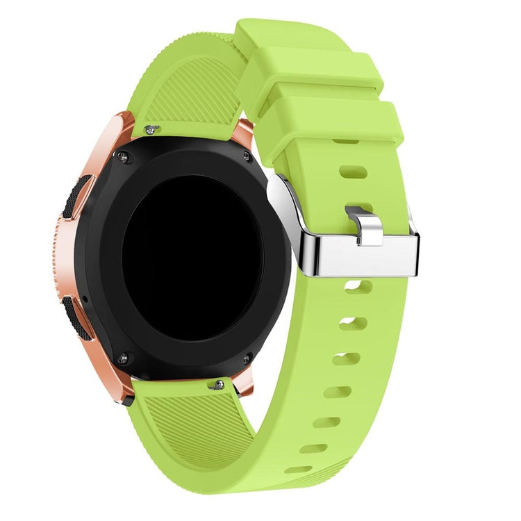 Udsøgt Samsung Galaxy Watch (42mm) Silikone Rem - Grøn#serie_3