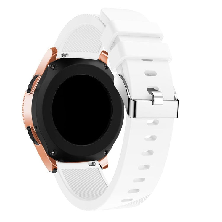 Udsøgt Samsung Galaxy Watch (42mm) Silikone Rem - Hvid#serie_6