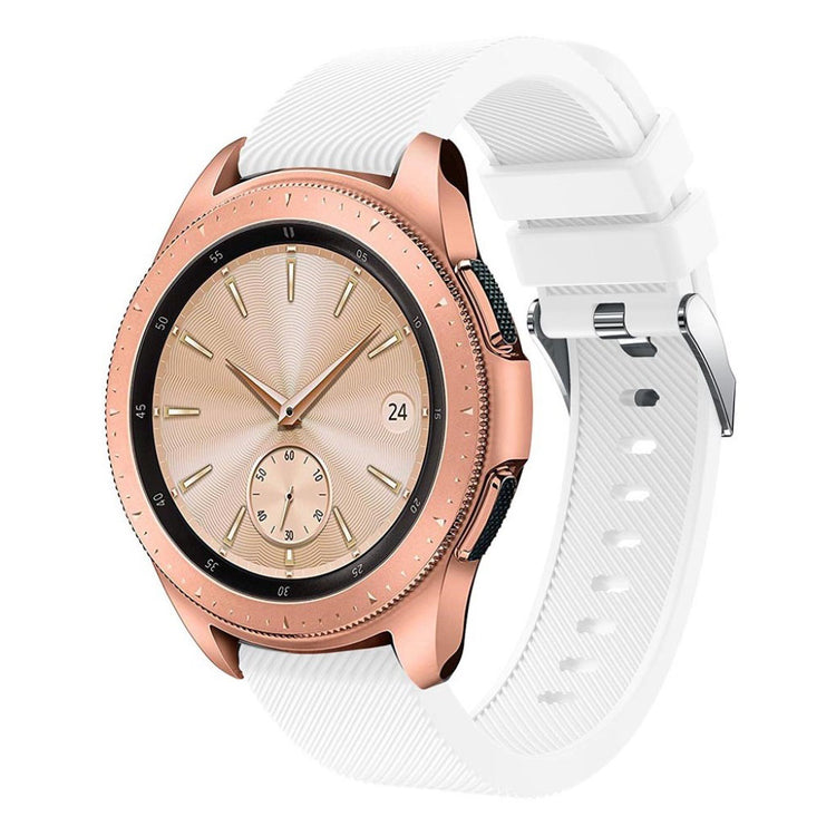 Udsøgt Samsung Galaxy Watch (42mm) Silikone Rem - Hvid#serie_6