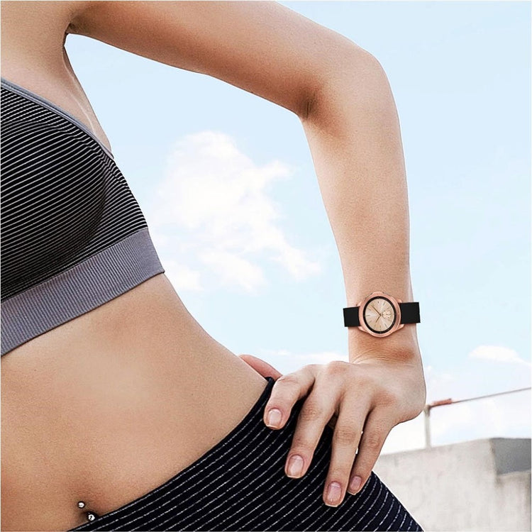 Udsøgt Samsung Galaxy Watch (42mm) Silikone Rem - Sort#serie_7