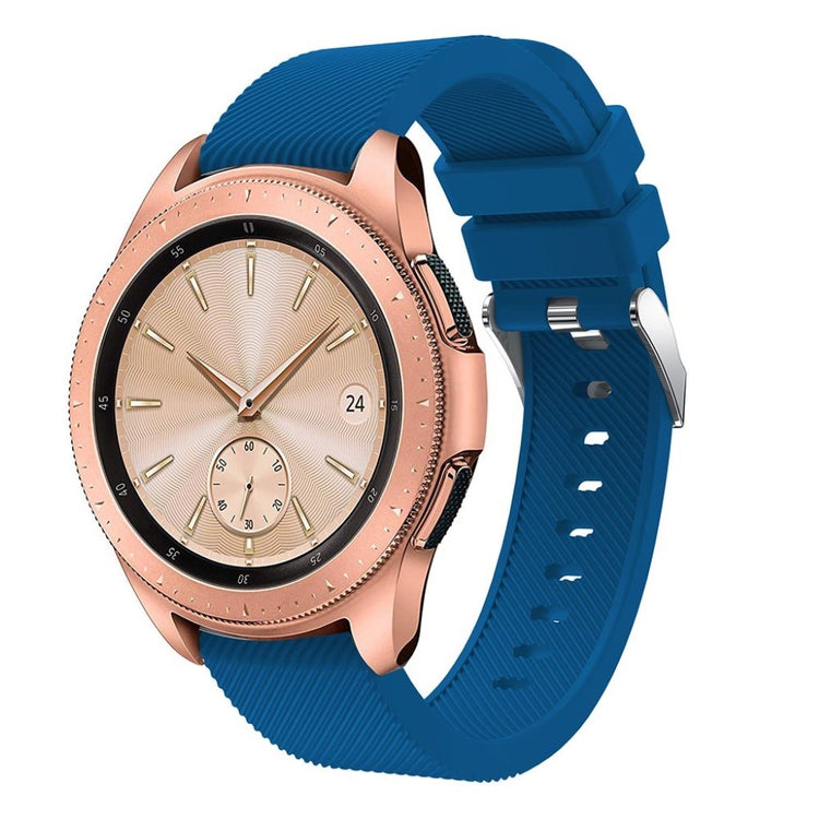Udsøgt Samsung Galaxy Watch (42mm) Silikone Rem - Blå#serie_8