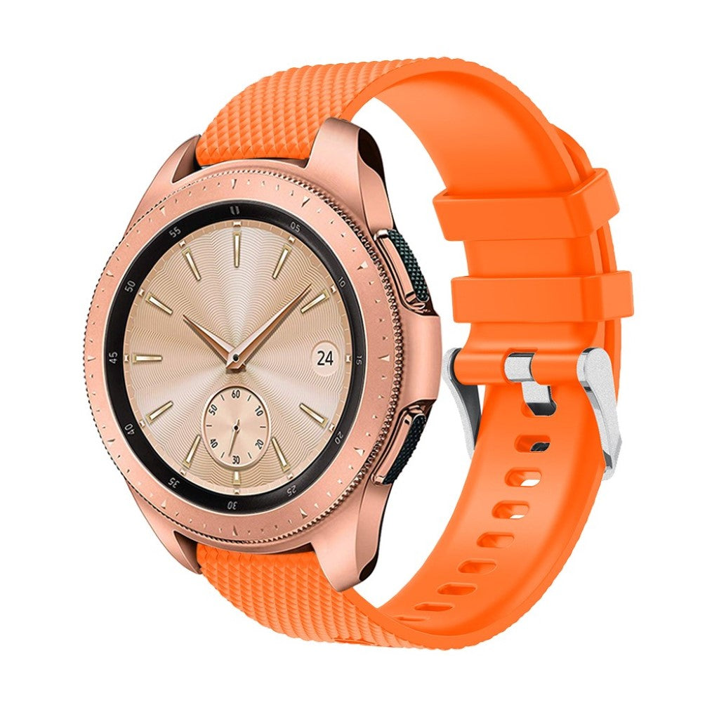 Super flot Samsung Galaxy Watch (42mm) Silikone Rem - Orange#serie_3