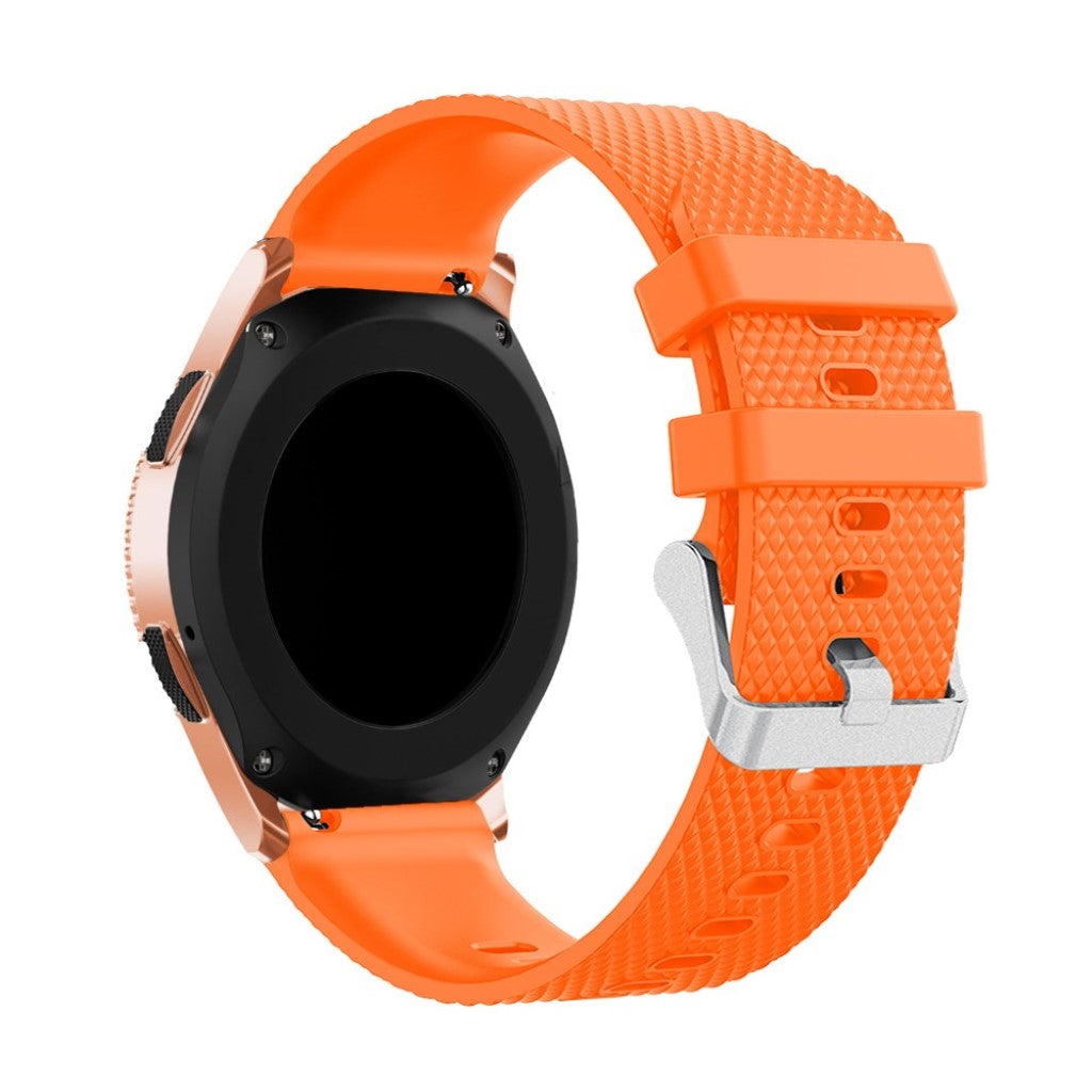 Super flot Samsung Galaxy Watch (42mm) Silikone Rem - Orange#serie_3