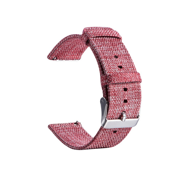 Rigtigt slidstærk Samsung Galaxy Watch (42mm) Nylon Rem - Pink#serie_4