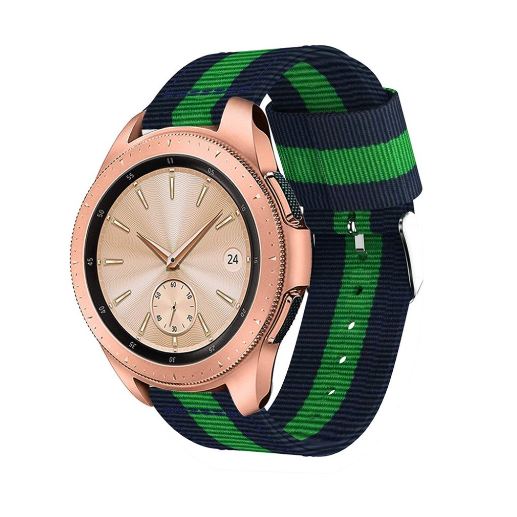 Helt vildt hårdfør Samsung Galaxy Watch (42mm) Nylon Rem - Flerfarvet#serie_2