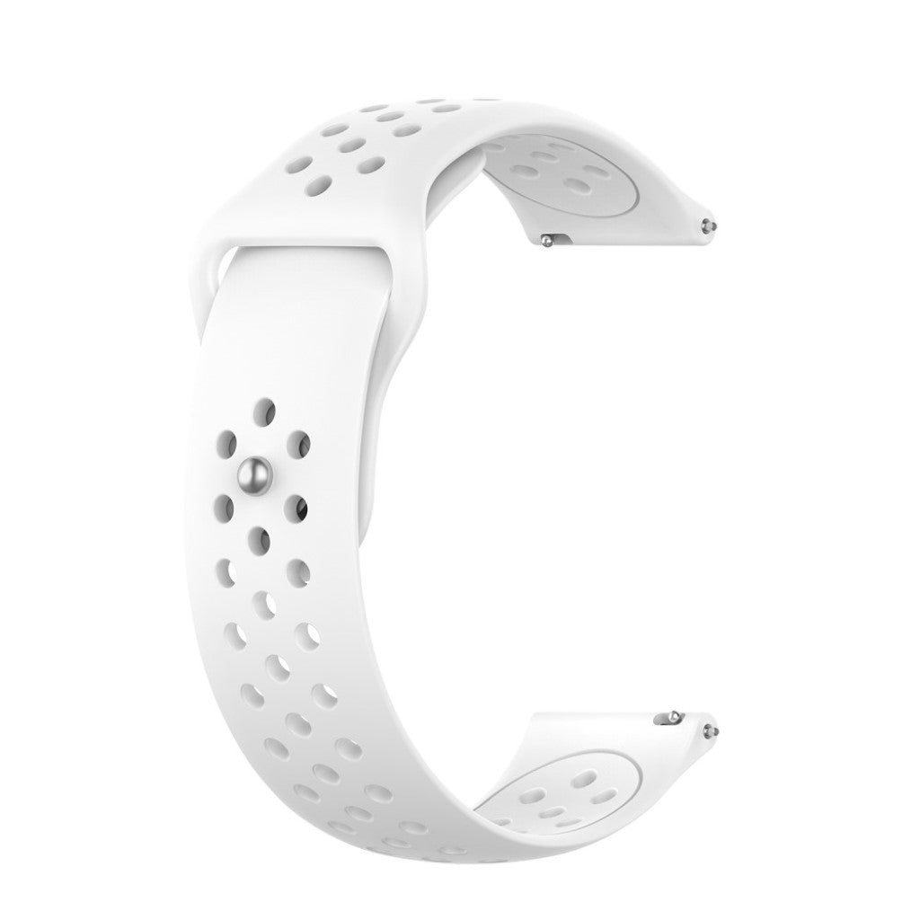 Rigtigt flot Samsung Galaxy Watch (42mm) Silikone Rem - Hvid#serie_2