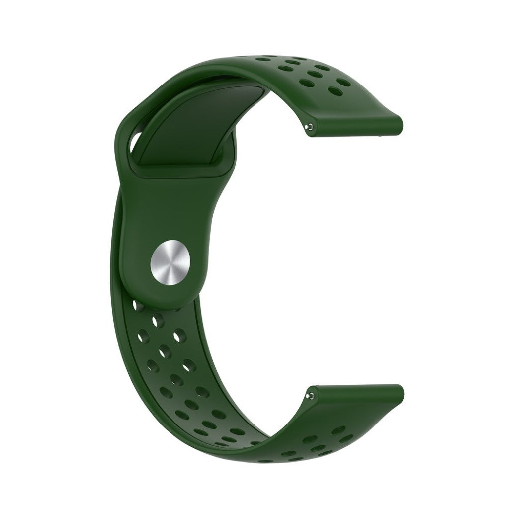 Rigtigt flot Samsung Galaxy Watch (42mm) Silikone Rem - Grøn#serie_7