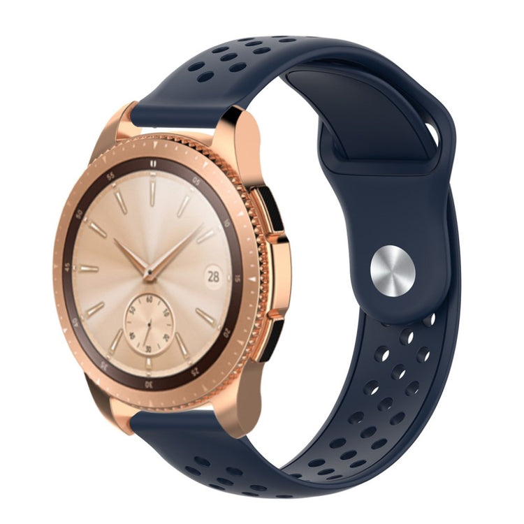 Rigtigt flot Samsung Galaxy Watch (42mm) Silikone Rem - Blå#serie_9