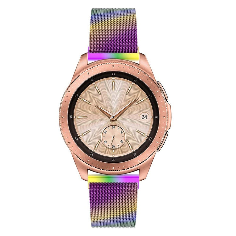 Rigtigt flot Samsung Galaxy Watch (42mm) Metal Rem - Flerfarvet#serie_4