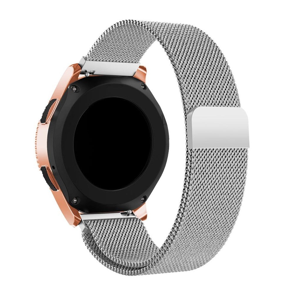 Rigtigt flot Samsung Galaxy Watch (42mm) Metal Rem - Sølv#serie_5