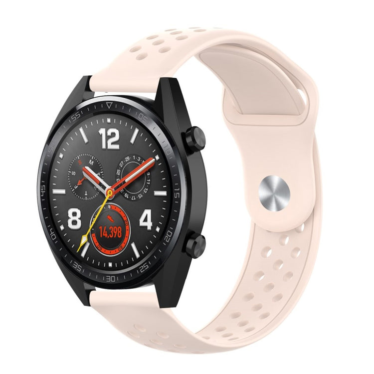 Meget komfortabel Samsung Galaxy Watch (42mm) Silikone Rem - Pink#serie_6