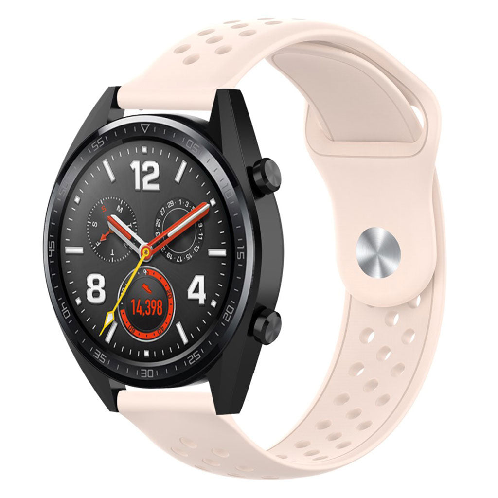 Meget komfortabel Samsung Galaxy Watch (42mm) Silikone Rem - Pink#serie_6