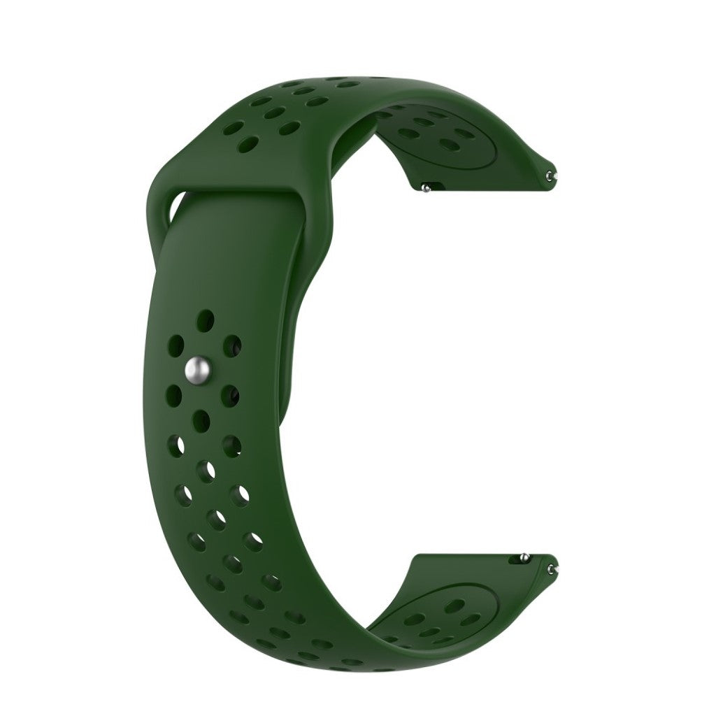 Meget komfortabel Samsung Galaxy Watch (42mm) Silikone Rem - Grøn#serie_7