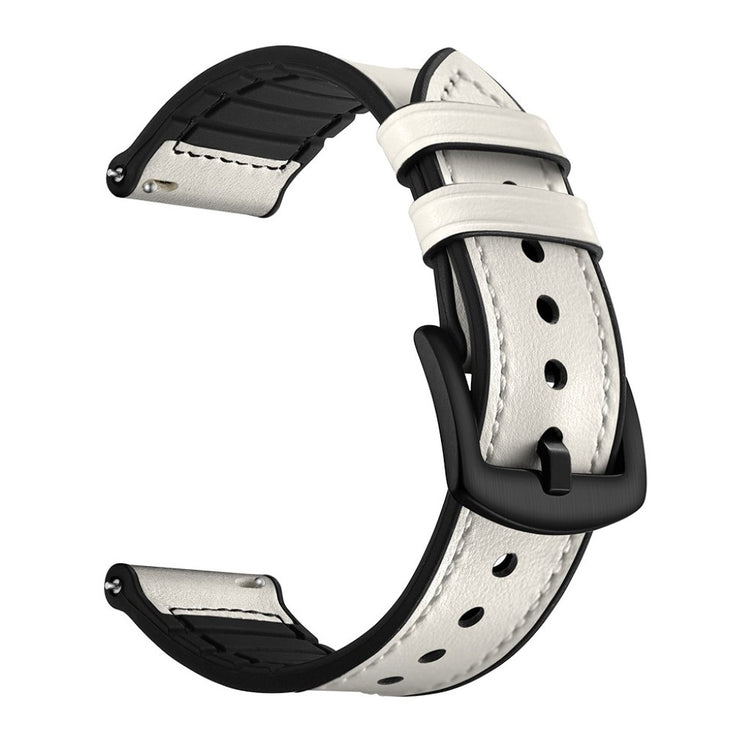 Meget pænt Samsung Galaxy Watch (42mm) Ægte læder Rem - Hvid#serie_1