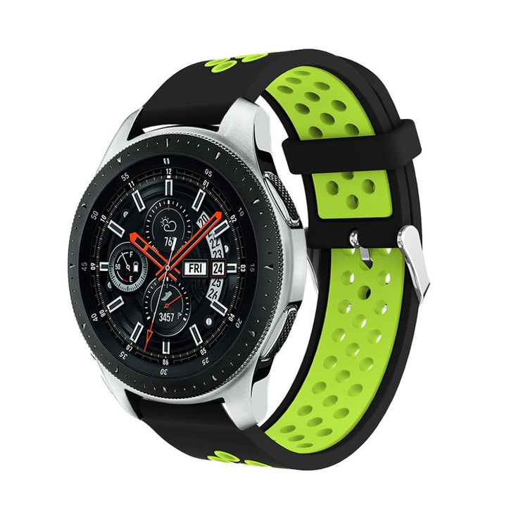 Helt vildt flot Samsung Galaxy Watch (46mm) Silikone Rem - Flerfarvet#serie_12