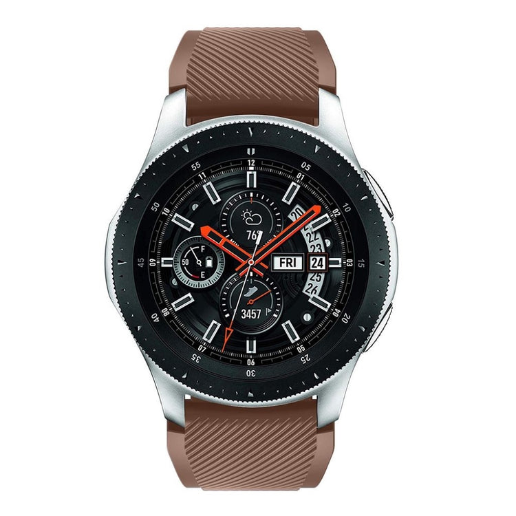 Eminent Samsung Galaxy Watch (46mm) Silikone Rem - Brun#serie_1