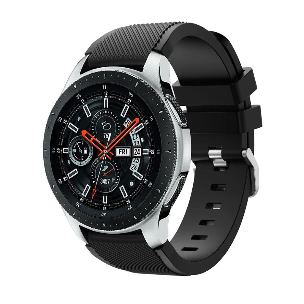 Eminent Samsung Galaxy Watch (46mm) Silikone Rem - Sort#serie_10