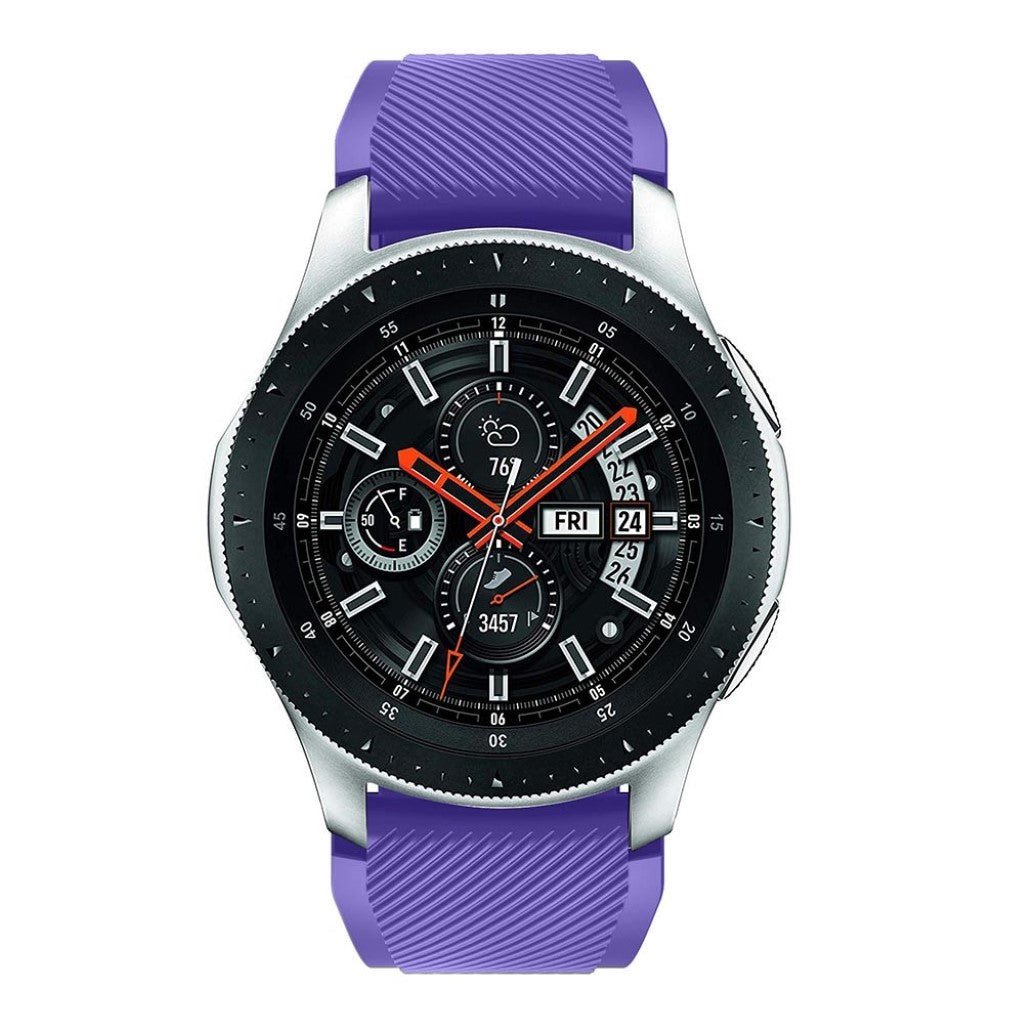 Eminent Samsung Galaxy Watch (46mm) Silikone Rem - Lilla#serie_2