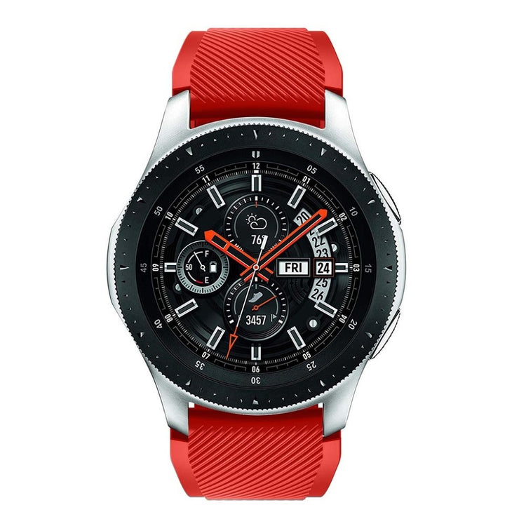 Eminent Samsung Galaxy Watch (46mm) Silikone Rem - Rød#serie_8