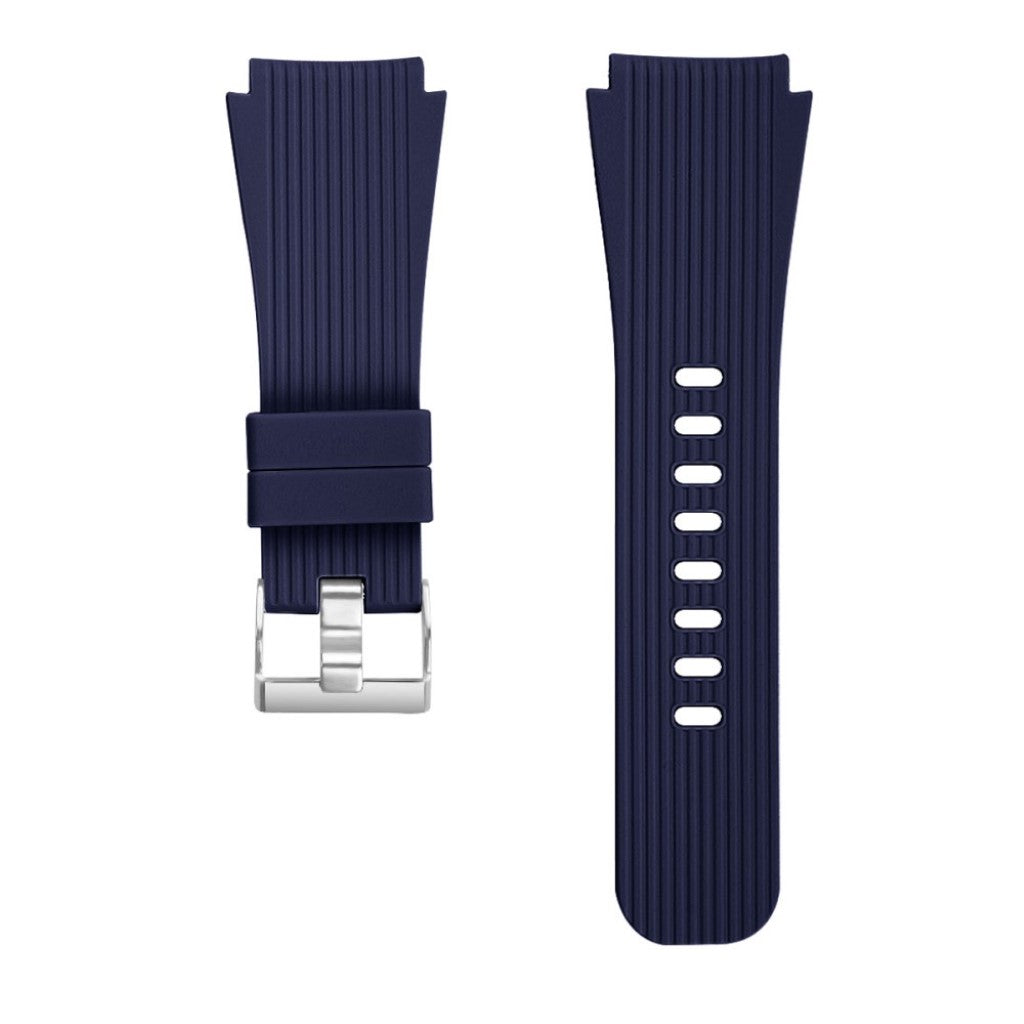Helt vildt nydelig Samsung Galaxy Watch (46mm) Silikone Rem - Blå#serie_1