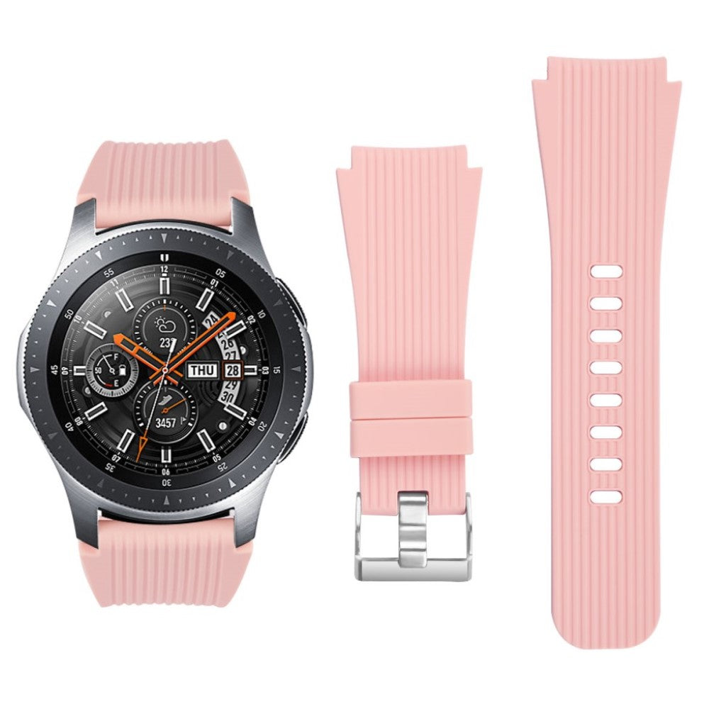 Helt vildt nydelig Samsung Galaxy Watch (46mm) Silikone Rem - Pink#serie_4