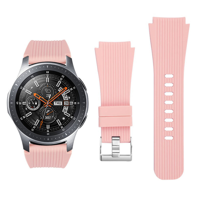 Helt vildt nydelig Samsung Galaxy Watch (46mm) Silikone Rem - Pink#serie_4