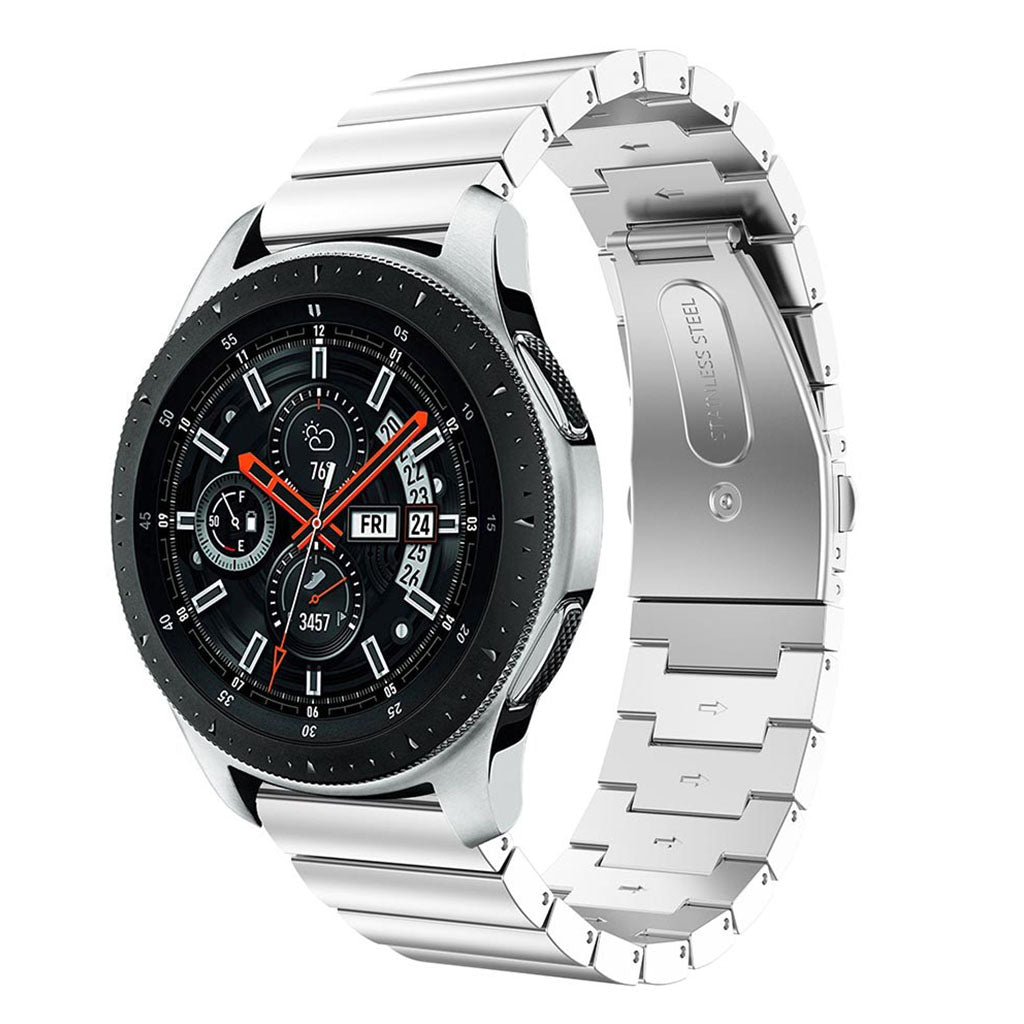 Meget pænt Samsung Galaxy Watch (46mm) Metal Rem - Sølv#serie_176