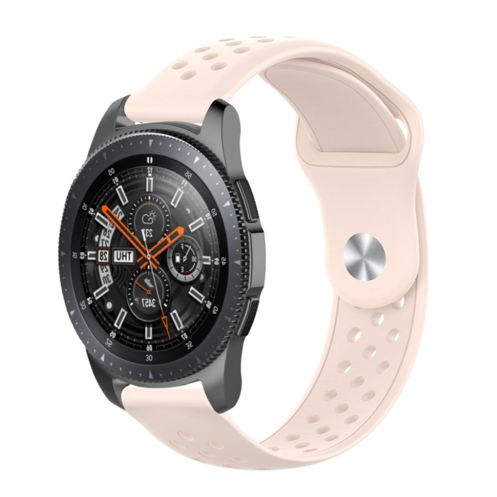 Vildt holdbart Samsung Galaxy Watch (46mm) Silikone Rem - Pink#serie_6