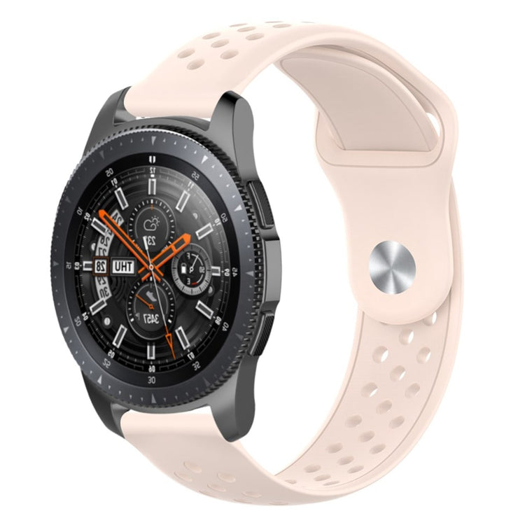 Vildt holdbart Samsung Galaxy Watch (46mm) Silikone Rem - Pink#serie_6
