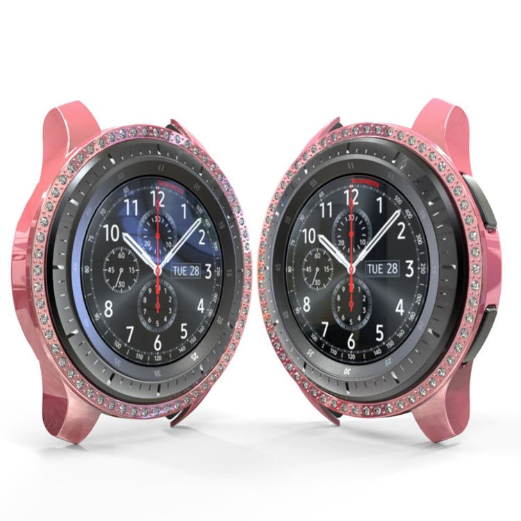 Meget Godt Samsung Galaxy Watch (46mm) Plastik og Rhinsten Cover - Pink#serie_4