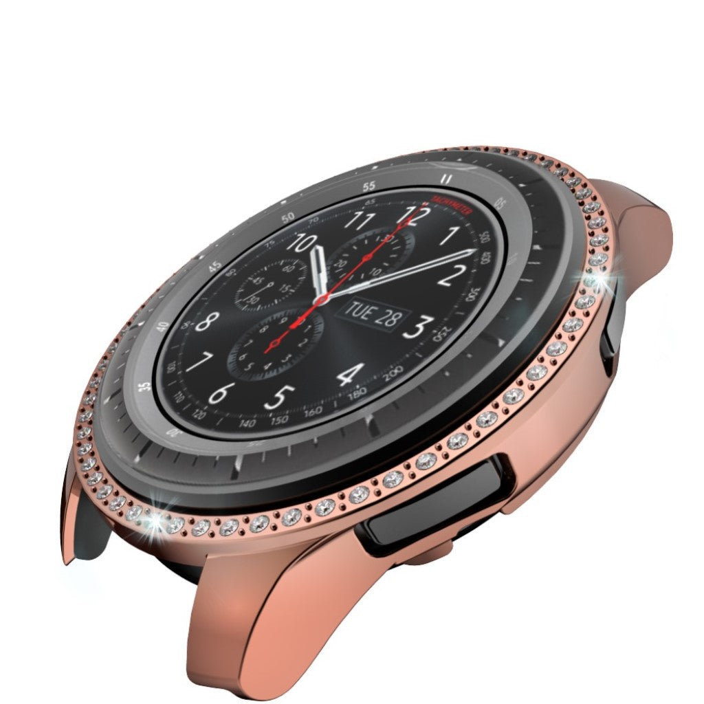 Meget Godt Samsung Galaxy Watch (46mm) Plastik og Rhinsten Cover - Pink#serie_5