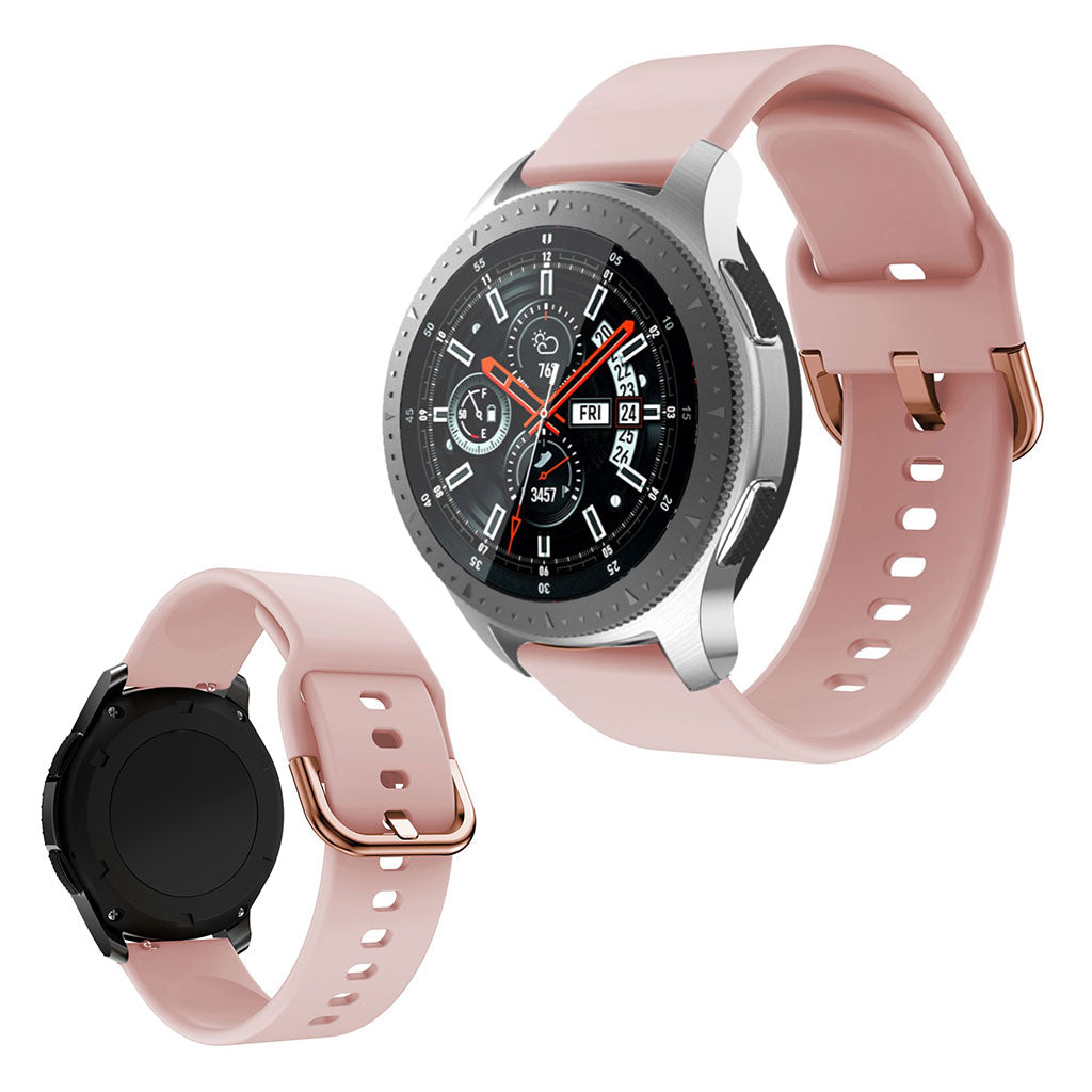 Meget kønt Samsung Galaxy Watch (46mm) Silikone Rem - Pink#serie_4