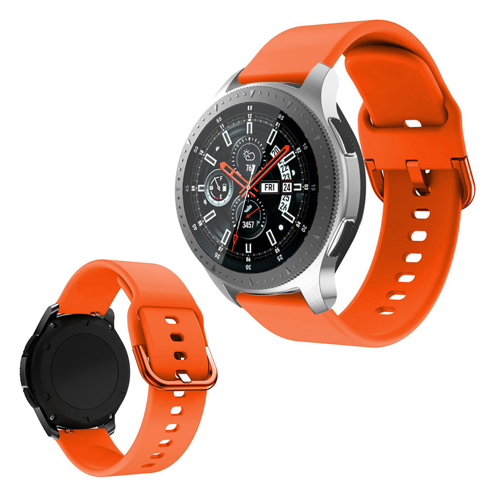 Meget kønt Samsung Galaxy Watch (46mm) Silikone Rem - Orange#serie_5