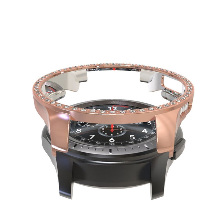 Samsung Galaxy Watch (46mm)  Rhinsten og Silikone Bumper  - Pink#serie_4